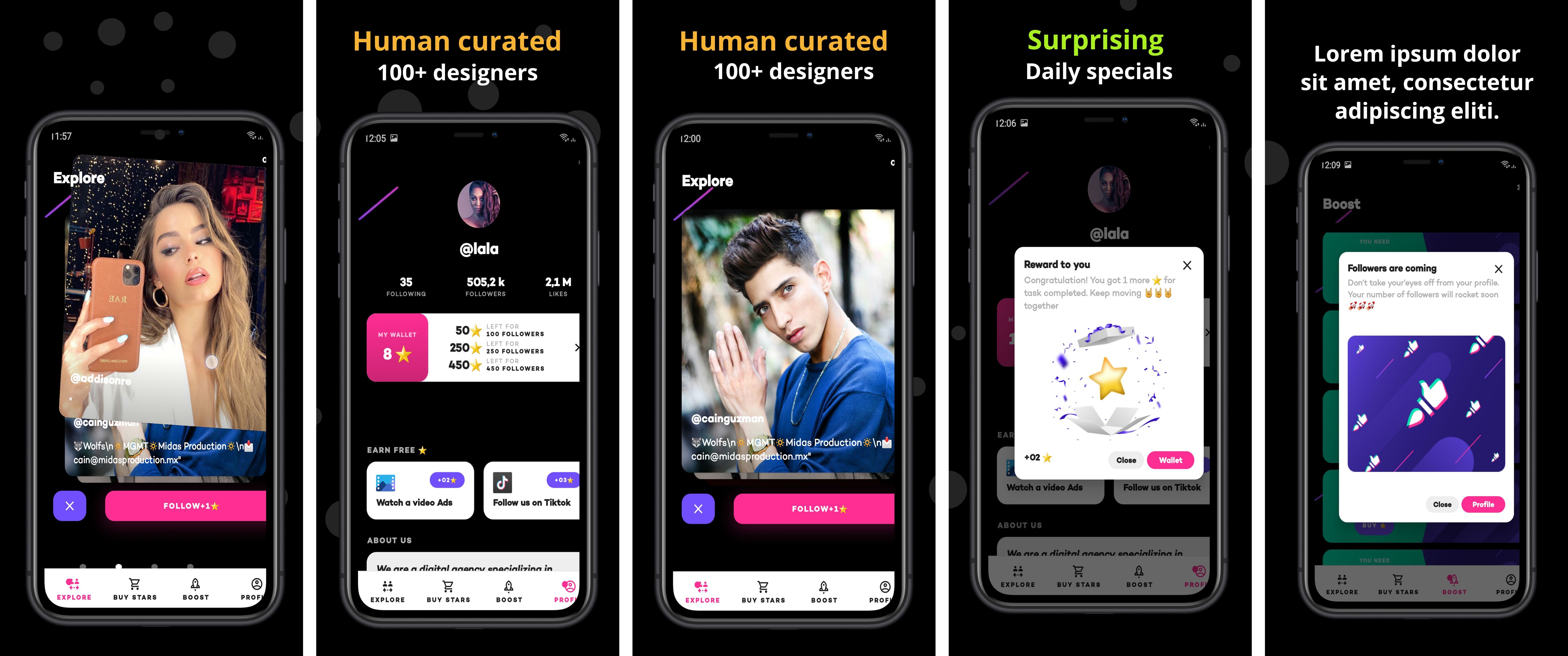 App Store Panorama Screenshot - iPhone XS Max 49 template. Quickly edit text, colors, images, and more for free.
