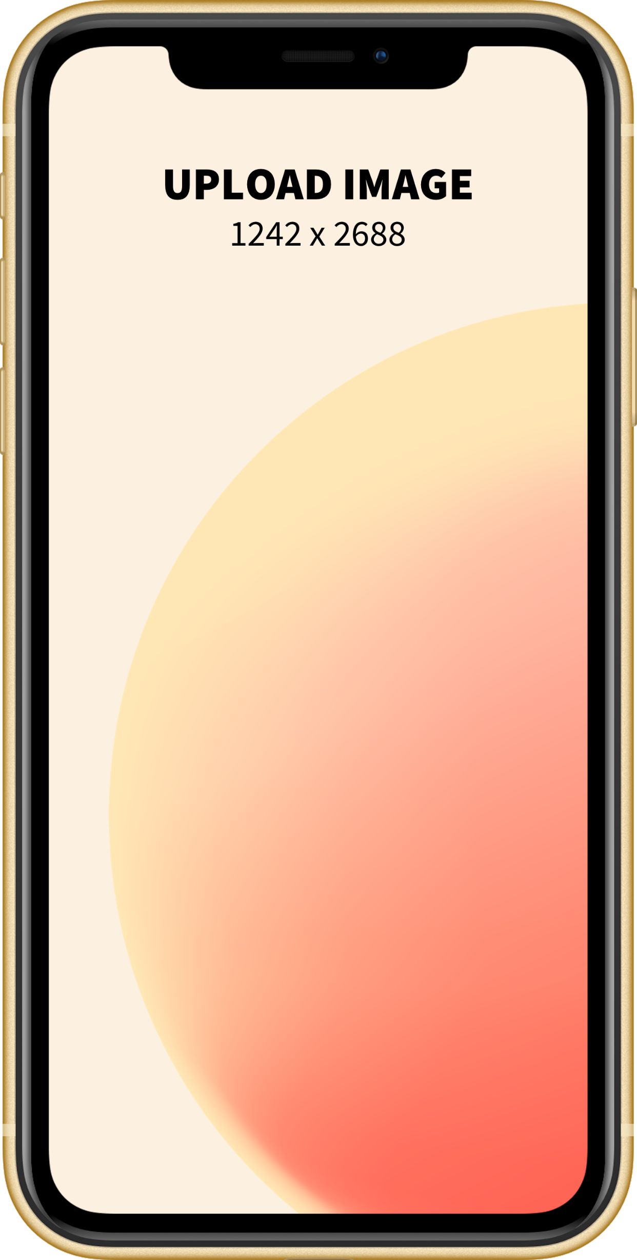 iPhone XS Max Mockup 2 template. Quickly edit text, colors, images, and more for free.