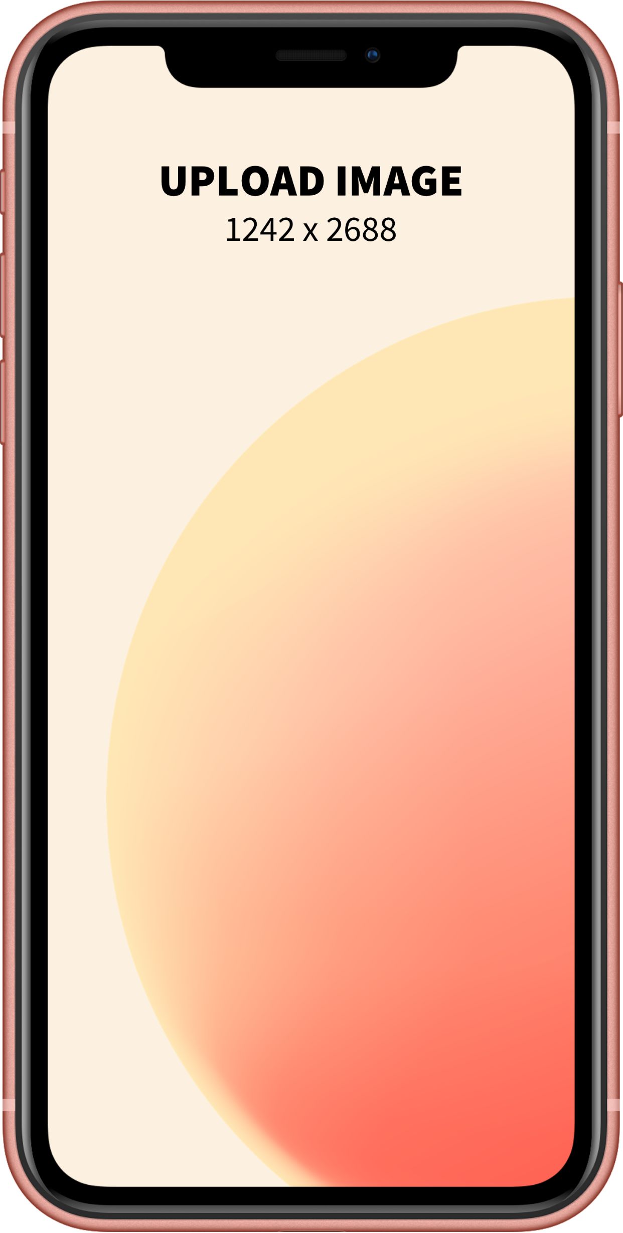 iPhone XS Max Mockup 6 template. Quickly edit fonts, text, colors, and more for free.