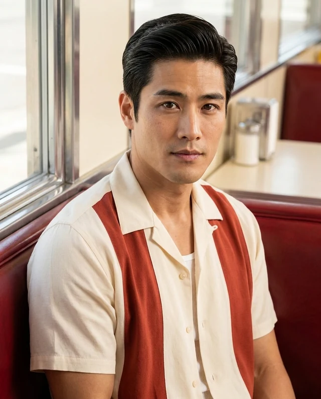 1950s America example with men’s styling