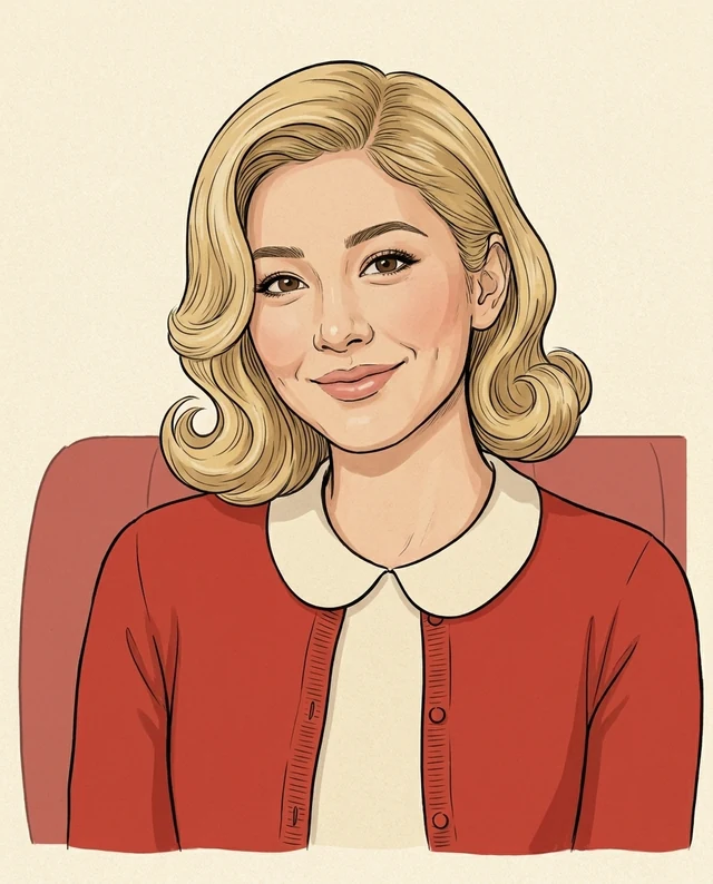 Fifties Profile Avatar, women styling on an AI model