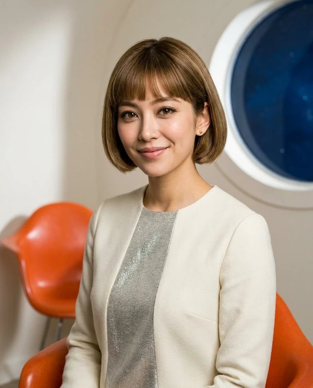 1960s Space Age example with women’s styling