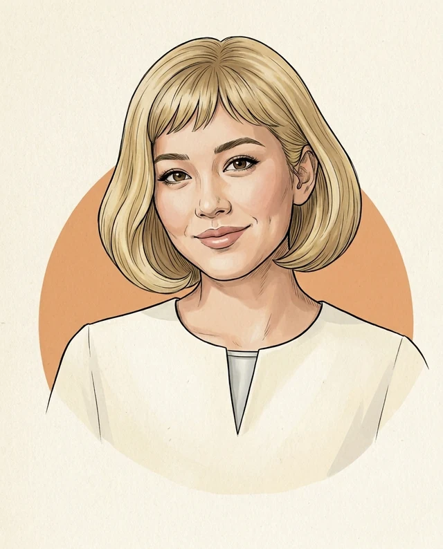 Space Age Profile Avatar, women styling on an AI model
