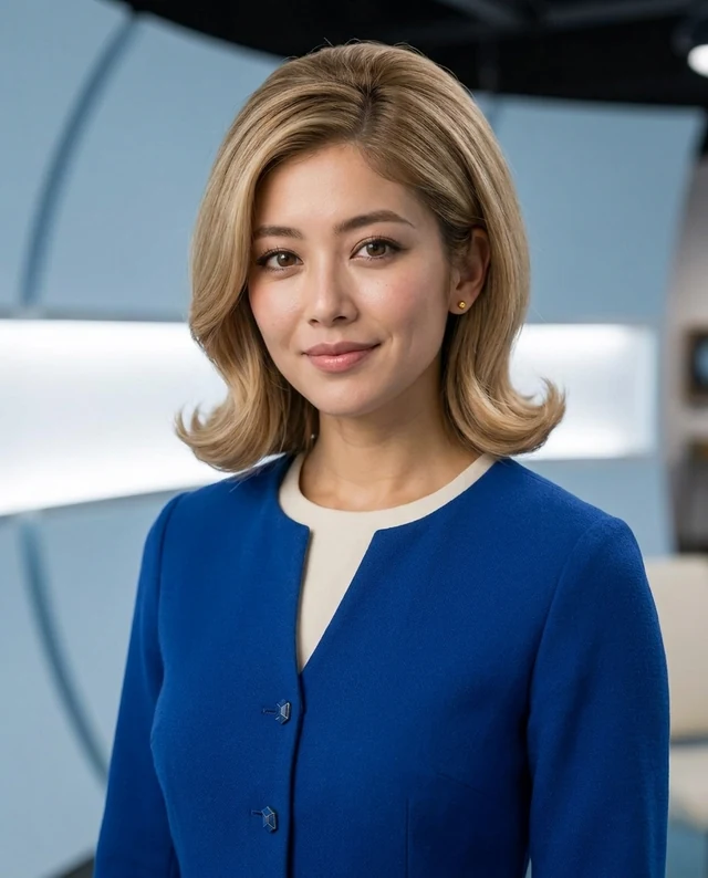 Blue Capsule Studio, women styling on an AI model