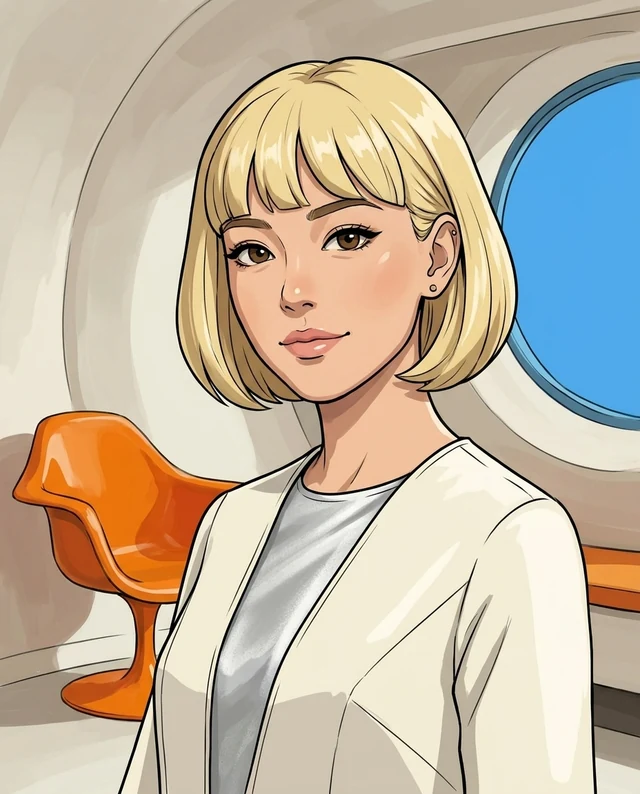 Moonbase Lounge Anime, women styling
