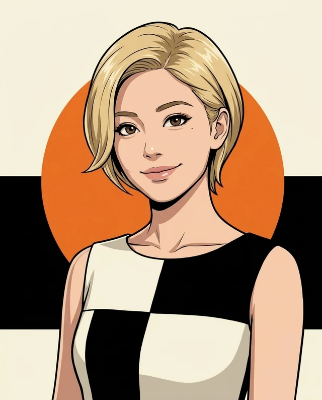 Mod Studio Anime, women styling on an AI model