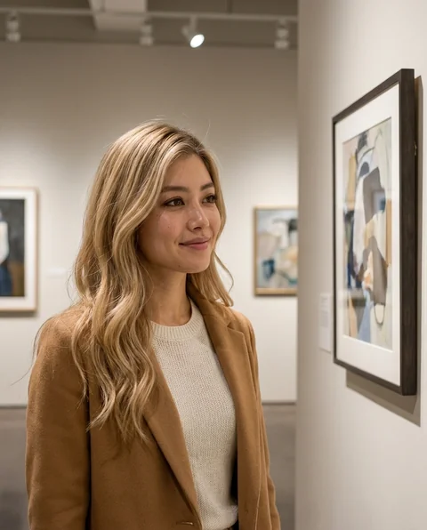 Gallery visit, women styling