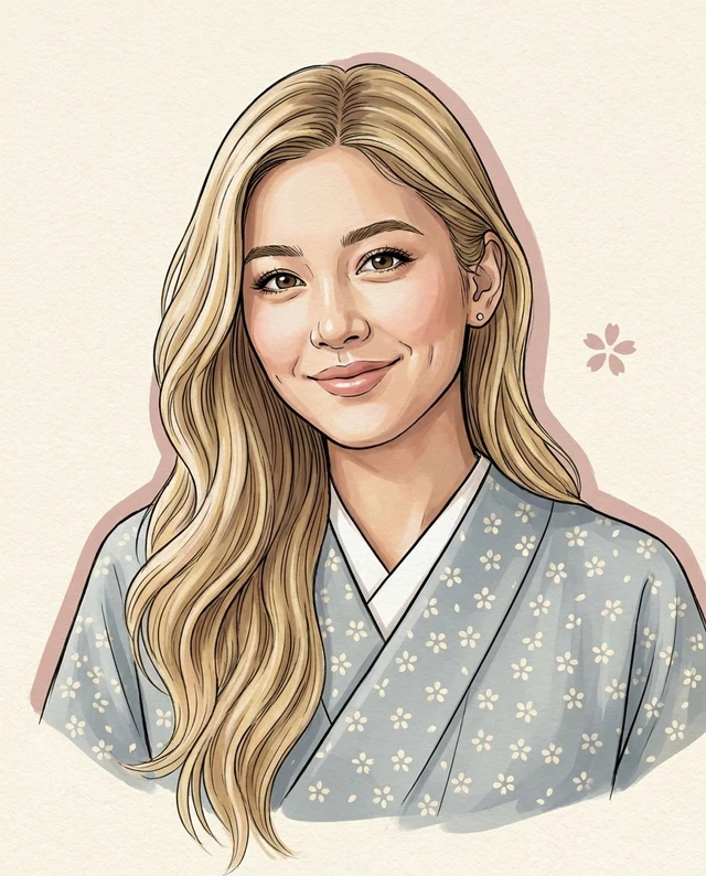 Sakura Profile Avatar, women styling on an AI model