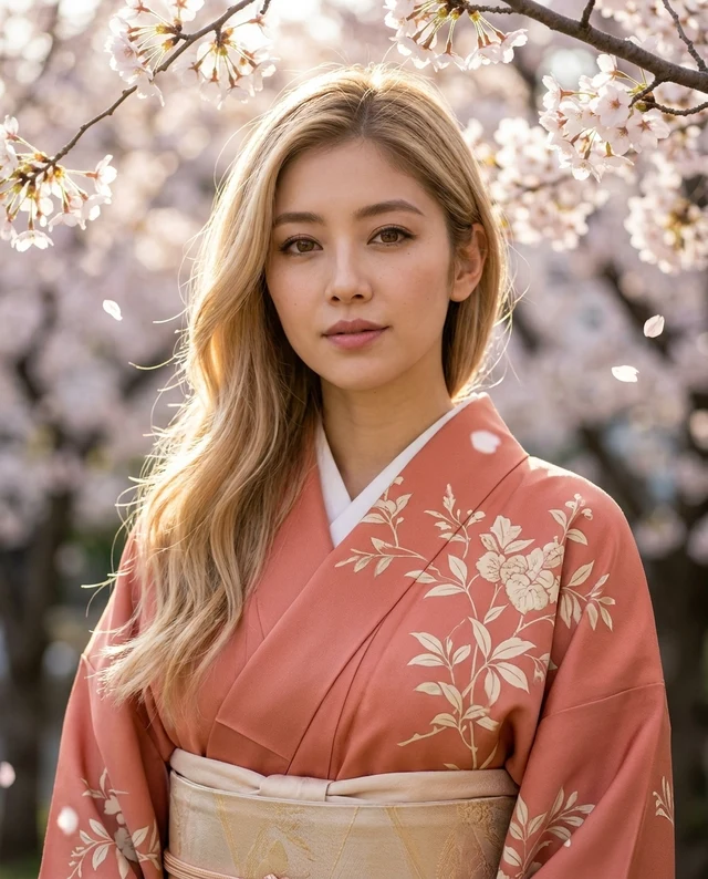 Golden-Hour Blossoms, women styling
