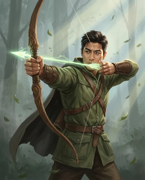 Enchanted Arrow, men styling