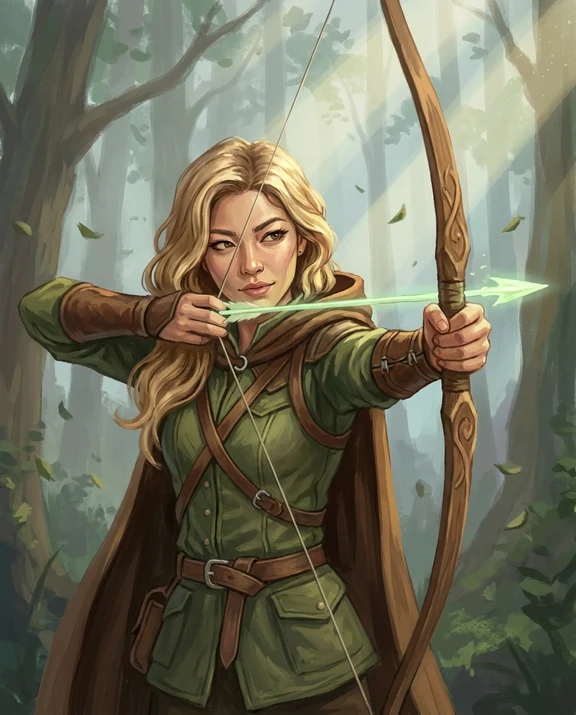 Enchanted Arrow, women styling
