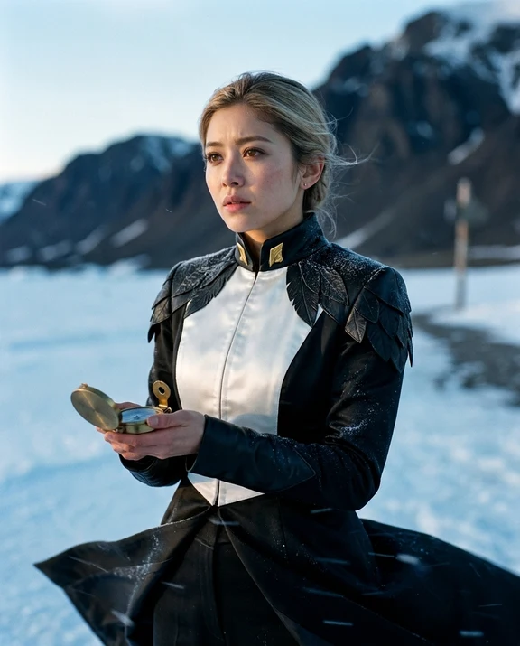 Lone penguin, women styling