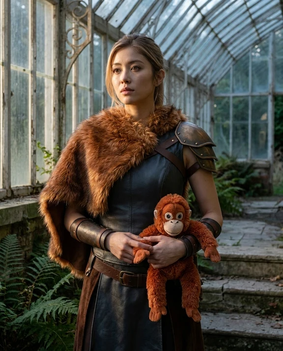 Wildheart guardian, women styling on an AI model