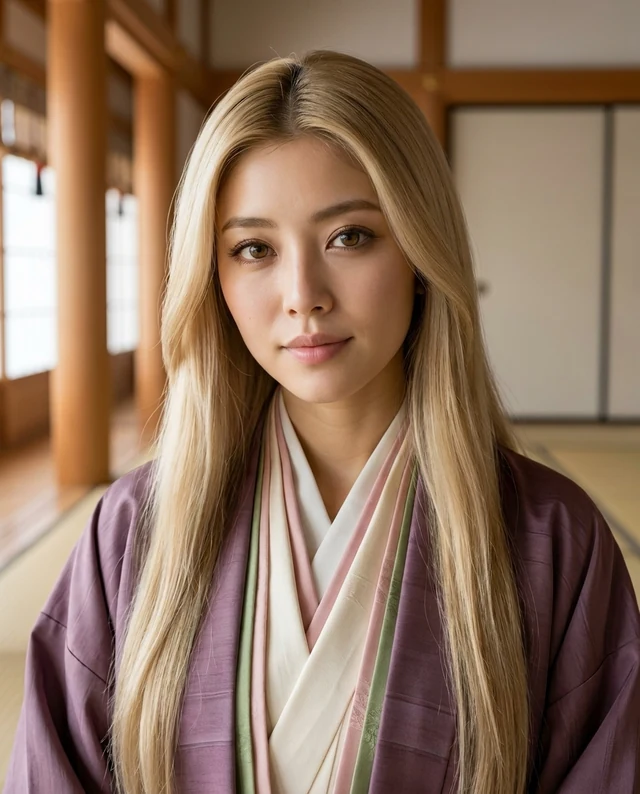 Heian Court example with women’s styling