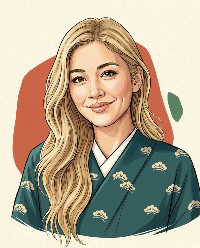 New Year Profile Avatar, women styling on an AI model