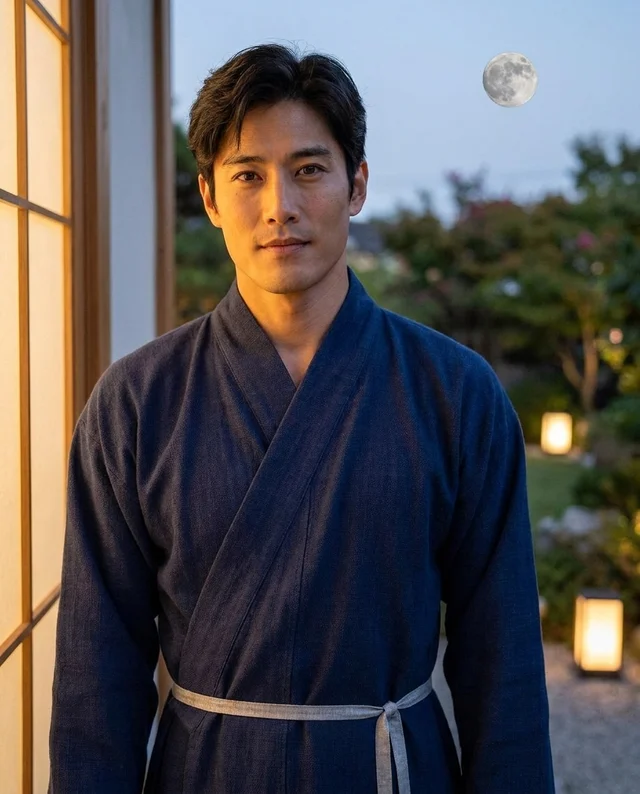 Mid-Autumn Festival example with men’s styling
