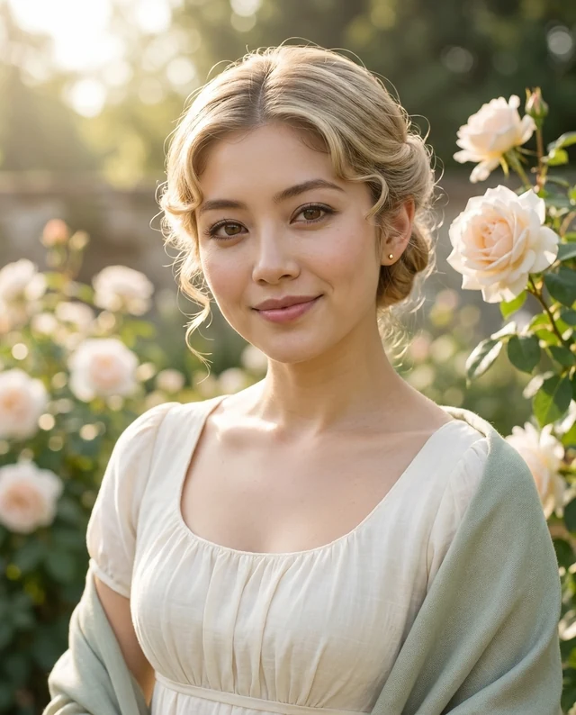 Regency Romance example with women’s styling