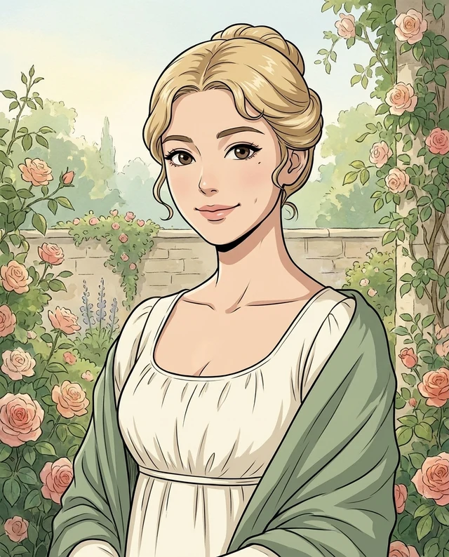 Garden Romance Anime, women styling