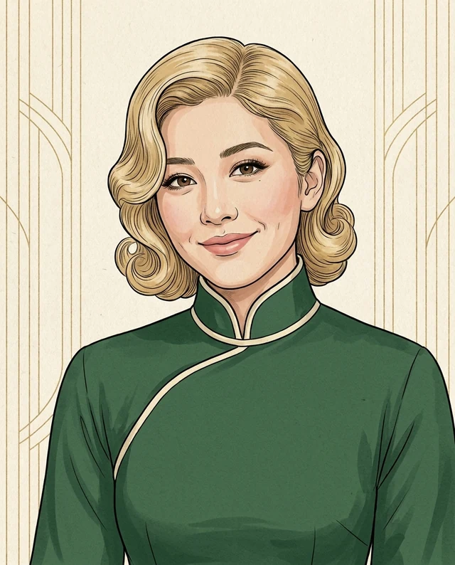 Shanghai Profile Avatar, women styling on an AI model
