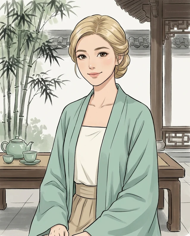 Tea Garden Anime, women styling