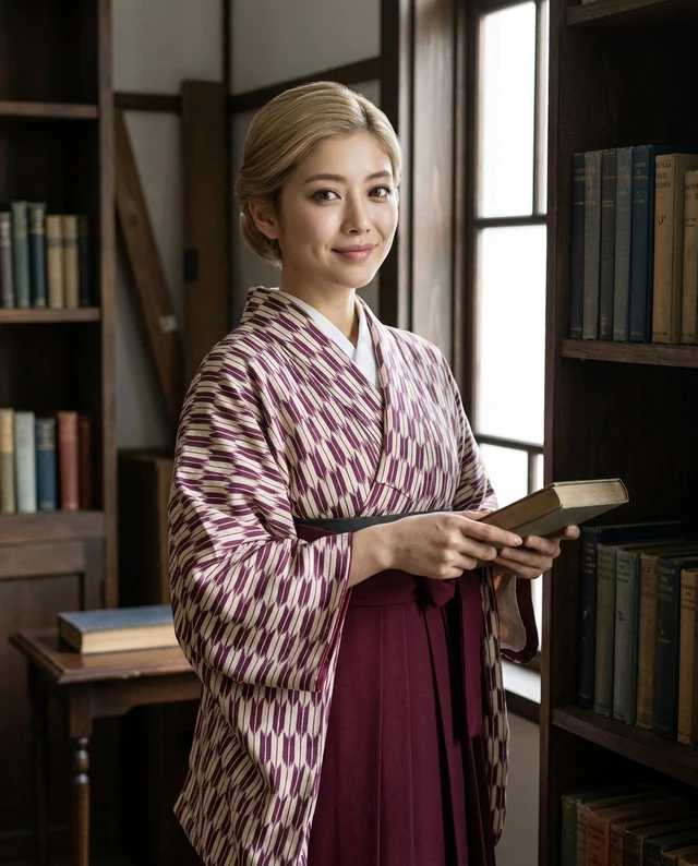 Taisho Roman example with women’s styling