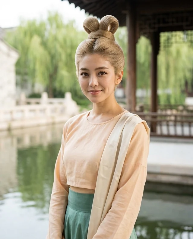 Jade Garden Pavilion, women styling