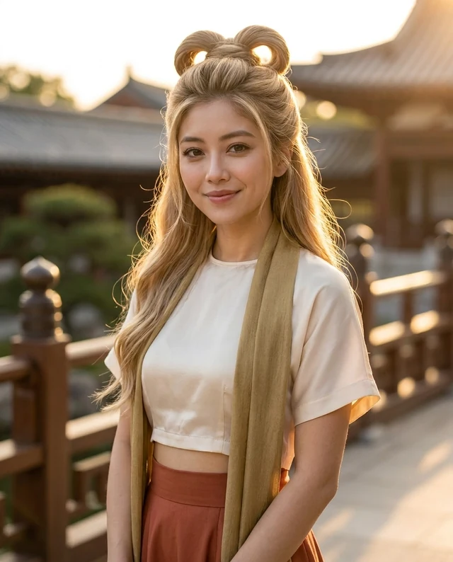 Golden Palace Hour, women styling