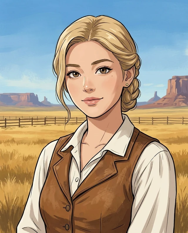 Open Range Anime, women styling