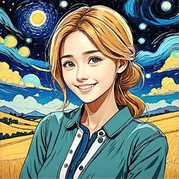 Anime Van Gogh 1 style example