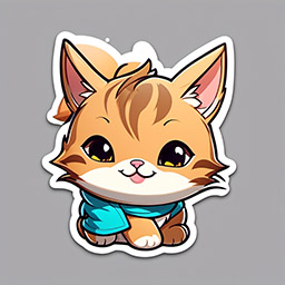 Logo Sticker 1 style example