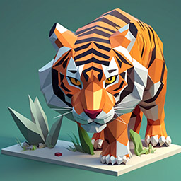 Low Poly 2 style example