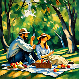 Painting Paul Cezanne 1 style example