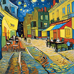 Painting Vincent Van Gogh 1 style example