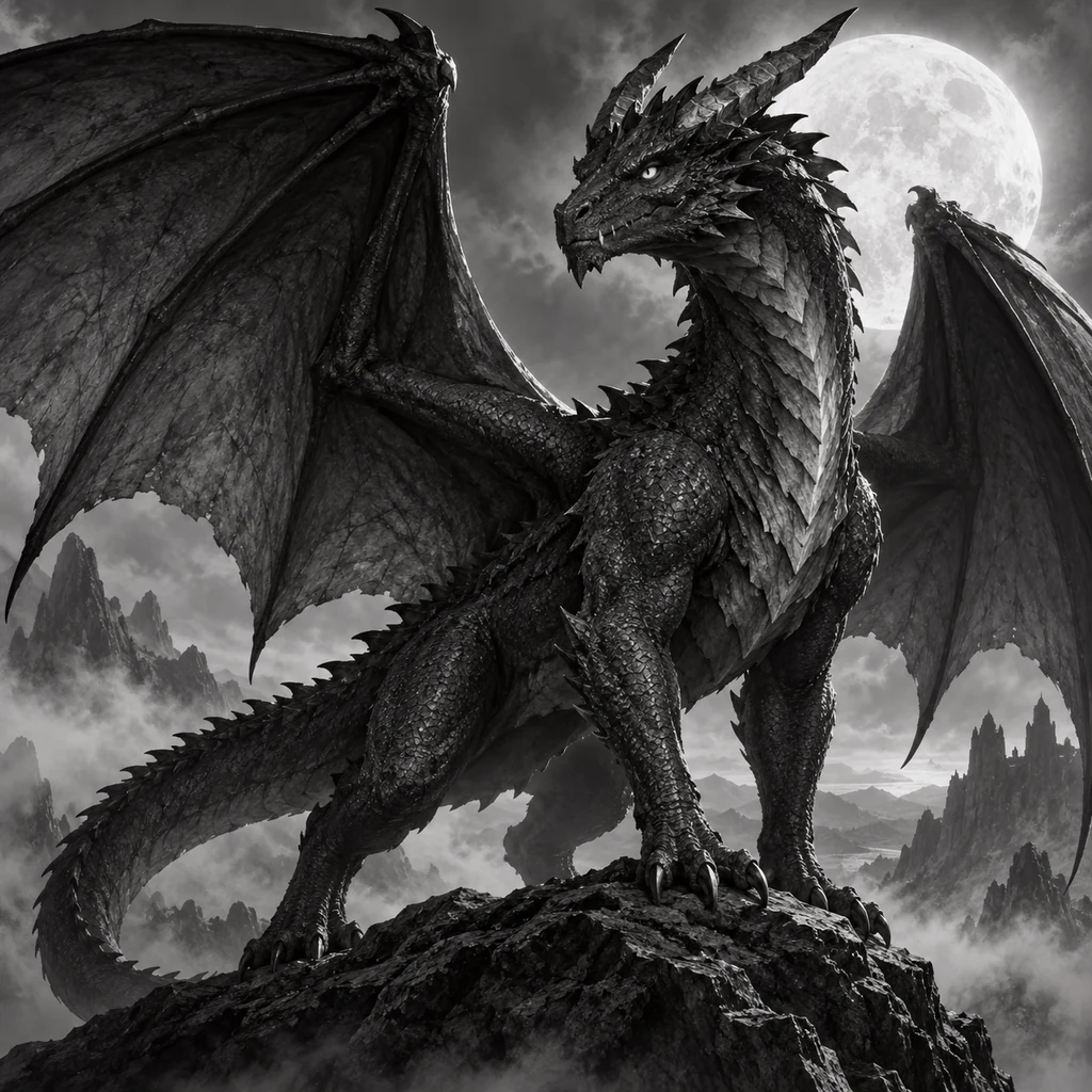 Demon Black White 1 style example
