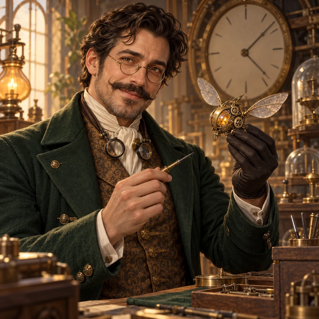 Steampunk style example