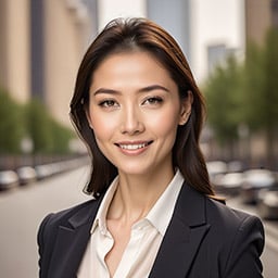 AI headshot of professional woman