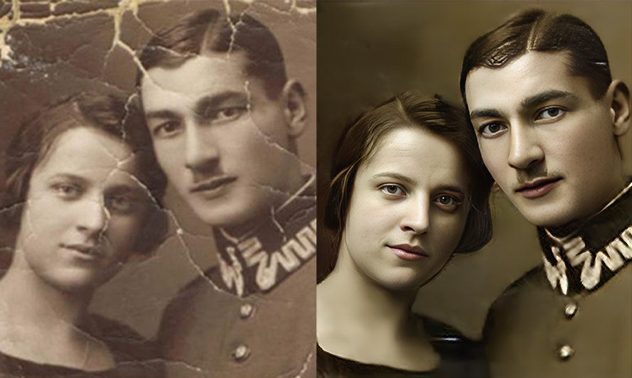 Restore pictures in seconds with AI. Automatically remove scratches, sharpen colors, and enhance faces, transforming tattered pictures into cherished memories. The service also works on modern images with faded colors or damaged parts.