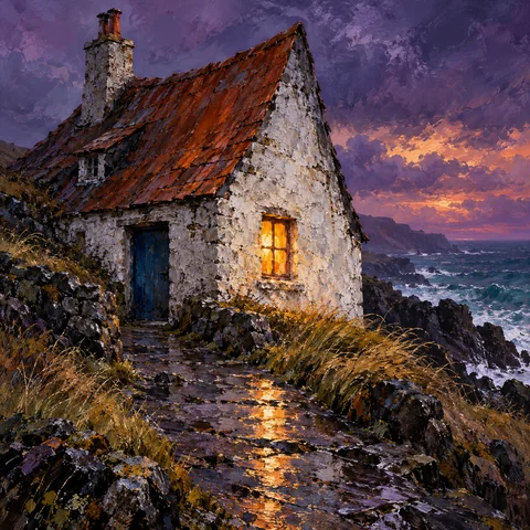 Rainlit Coast
